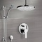 Ceiling Rain Shower System with Handheld, Rain Shower Head, Shower Faucet Set